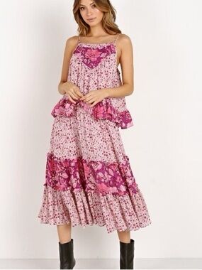 Spell & The Gypsy Winona Berry Top and skirt set